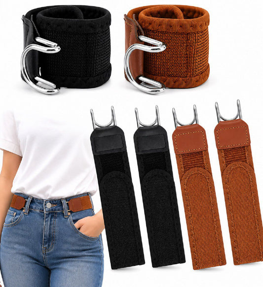 No Buckle Adjustable Stretch Belt – Comfortable & Invisible Waist Belt