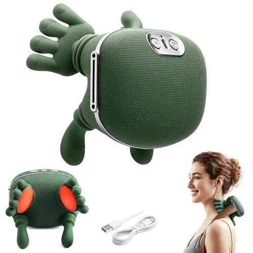 Electric Shoulder & Neck Massager with Heat – Deep Tissue Pain Relief Massage Pillow