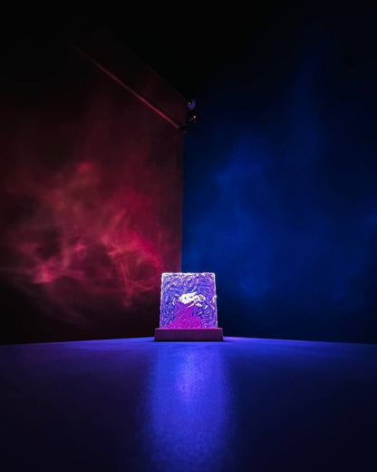 3D Crystal Ocean Wave LED Night Lamp